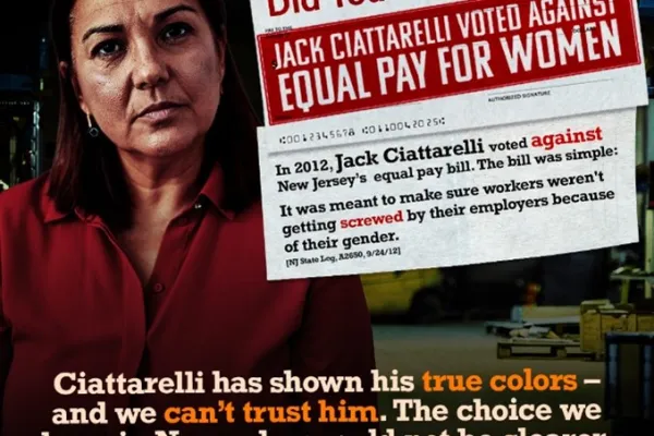 Ciattarelli Opposed Equal Pay